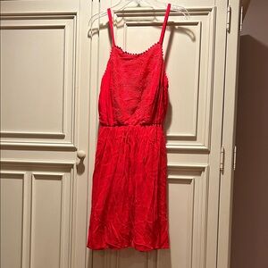 Lily Rose Vibrant Red Mini Dress